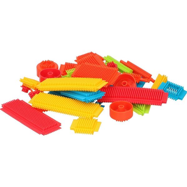plaag Betsy Trotwood slang Bristle blocks - nopper bouwspeelgoed - 50 stuks bucket - speelgoed online  kopen | De laagste prijs! | beslist.nl