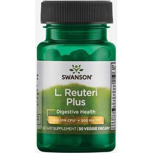 Swanson Health L. Reuteri Plus - Vegan - 30 Capsules - Swanson