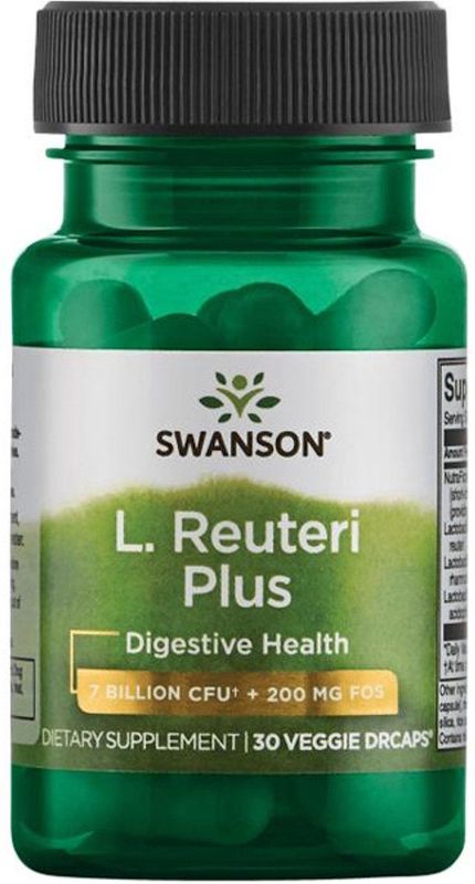 Swanson Health L. Reuteri Plus - Vegan - 30 Capsules - Swanson