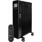 Niceey Smart Olieradiator - Elektrische Kachel - Oliegevulde Radiator - Thermostaat - Per App Bedienbaar - Met Afstandsbediening - Met Timer - 3 Standen - tot 2000W - Zwart