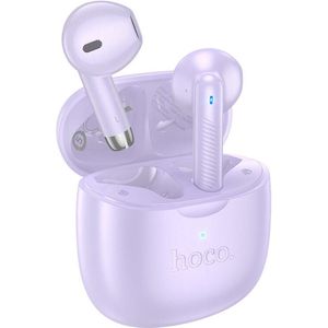 Hoco EW201 Draadloze Bluetooth Half In-Ear Oordoppen Paars