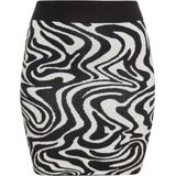 Kokerrok - Kort - Knitwear - All-over Patroon - Slanke Pasvorm