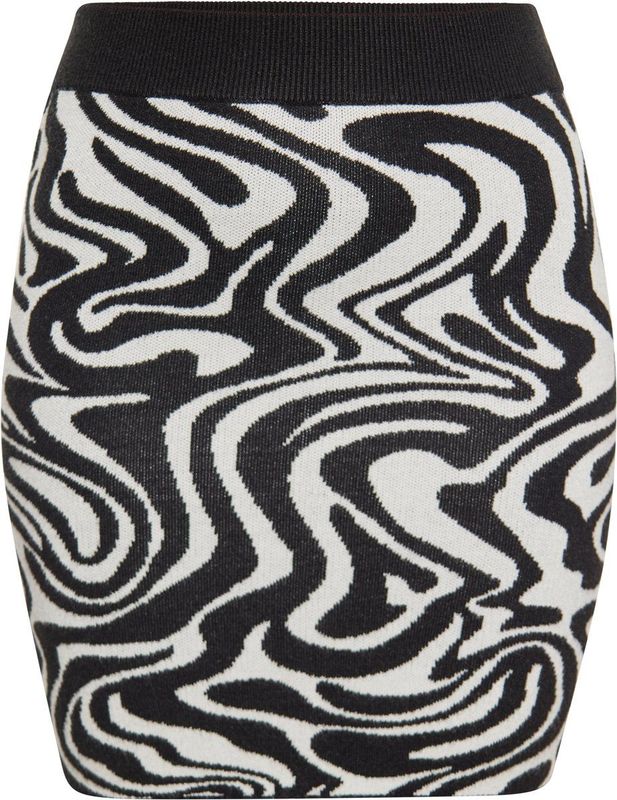 Kokerrok - Kort - Knitwear - All-over Patroon - Slanke Pasvorm