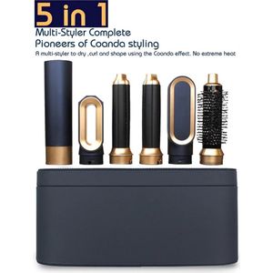 My North Star- 5-in-1 Fohnborstel - Krultang 5 in 1 - Krulborstel - Fohn - Stijlborstel - Krultangen - Airstyler Pro