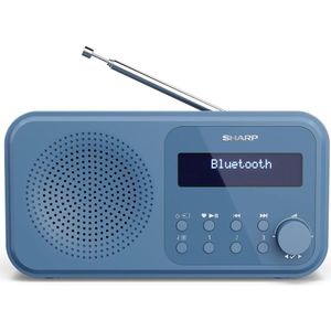 Draagbare digitale radio met DAB/DAB+/FM, Bluetooth 5.0 en wekkerfuncties