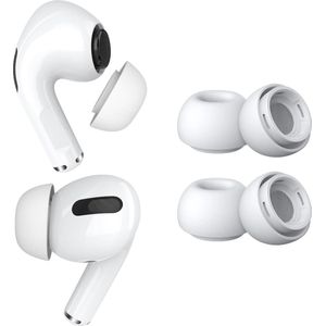 MMOBIEL - Vervangende Oordopjes Tips - Wit - Antislip Siliconen Oordopjes met Ruisonderdrukkingsgat