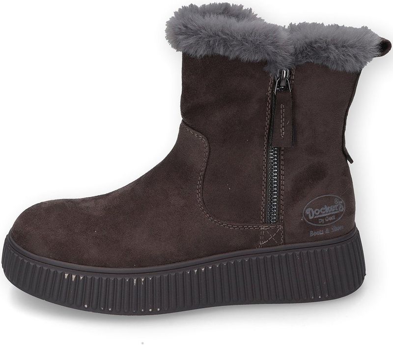 Dockers by Gerli - Enkellaarsjes - Donkergrijs