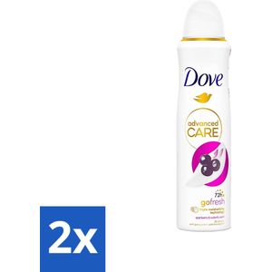 Dove - Deospray - Acai Bes & Waterlelie - 150 ml - Voordeelverpakking - 2 stuks