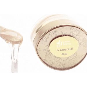 Builder Gel Clear UV 60ml |  LED BUILDER gel Clear - middelvisceus nagel gel voor de mooiste French manicure gelnagels, maar ook voor de natuurlijke look!