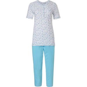 Pastunette witte dames pyjama cirkelpatroon - 20211-150-5/100 - Maat 38