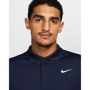 Nike Dri-FIT Victory Golfpolo met lange mouwen voor heren - Blauw