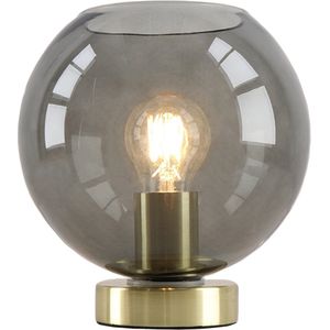 Olucia Giada - Design Tafellamp - Glas/Metaal - Goud;Grijs