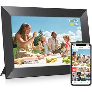 Gitify Frameo Digitale fotolijst, 25,6 cm (10,1 inch), wifi, 1280 x 800 HD, IPS-touchscreen, automatische verticale rotatie en landschap, geïntegreerd geheugen van 32 GB, momentopname