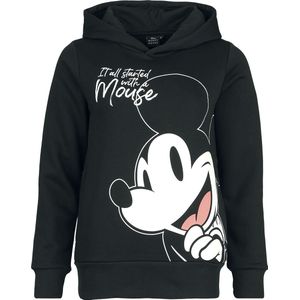 Mickey Mouse Mickey Mouse - It all started with a mouse Dames Trui met capuchon - zwart - S