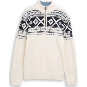 Tom Tailor Fair Isle Troyer gebreide trui