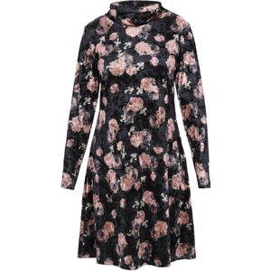 Usha Jurk  rosa / zwart