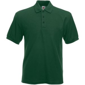 Fruit of the Loom poloshirt heren maat XXXL (mosgroen)
