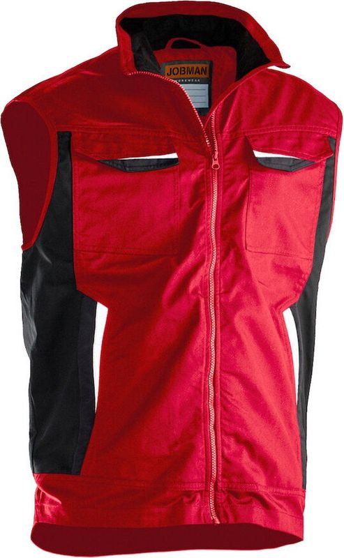 Jobman 7507 Service Vest 65750720 - Rood - XXL