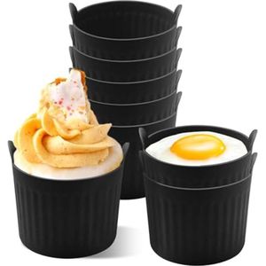 8 Delige Silicone Muffinvormen voor Airfryer en Ovens