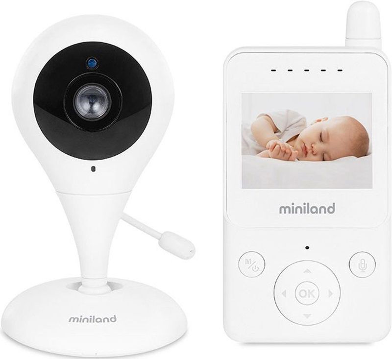 Miniland - Digimonitor - Babyfoon - Roterende Camera - Draagbaar - 2,4 Inch Display