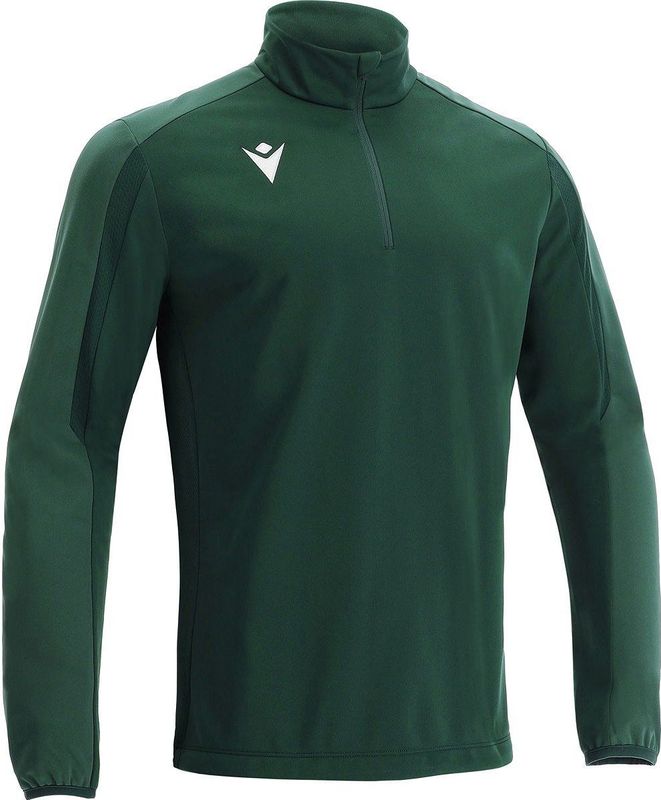 Macron Arno Ziptop Heren - Bottle Green | Maat: L