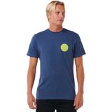 Rip Curl Wettie Passage Icon T-shirt Met Korte Mouwen Blauw M Man