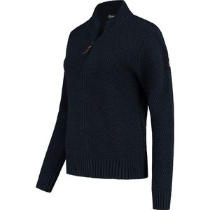Travelin' Vest Kemi Dames Cardigan - Dun gebreid -Navy Blauw - Maat XXL
