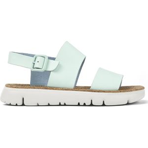 CAMPER - Oruga K201038 - Sandaal - Pastelblauw - Bovenmateriaal: Rundleer