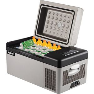Draagbare Mini-koelkast voor de auto - Elektrisch, 20 liter, Snelle Koeling van -20 tot 20 °C, Ideaal voor Camping en Reizen