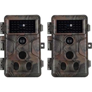 Equivera Wildcamera voor Buiten - Wildcamera met Nachtzicht - WiFi - Hoge Resolutie - Waterdicht - Wild Camera - Premium