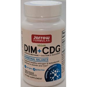 DIM + CDG 30 capsules - diindolylmethaan + calcium D-glucaraat | Jarrow Formulas