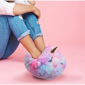 Eenhoorn Voetenwarmer - Verwarmde Pantoffels voor Koudere Dagen - Ideaal voor Bureaugebruik