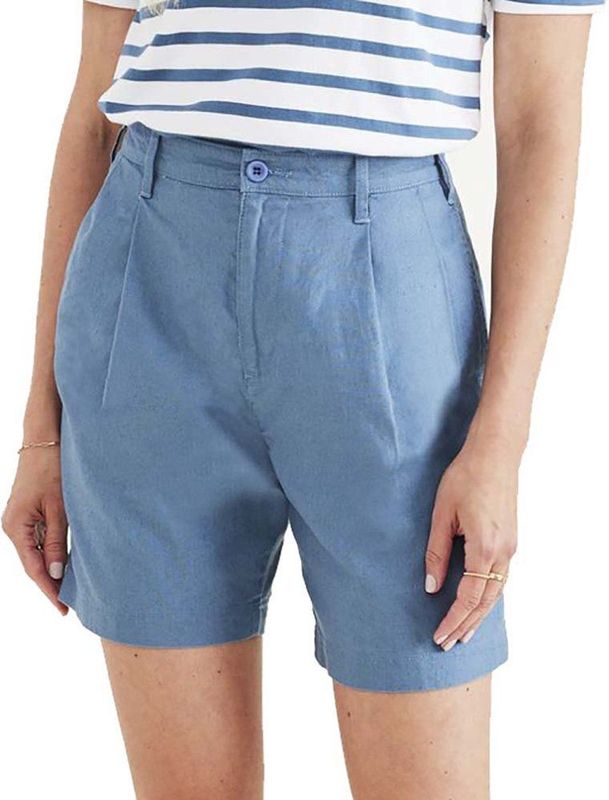 Dockers Pleated Original Korte Broek Blauw 27 Vrouw