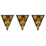 Halloween Pompoenen Halloween vlaggenlijn feestslinger - plastic - 500 cm