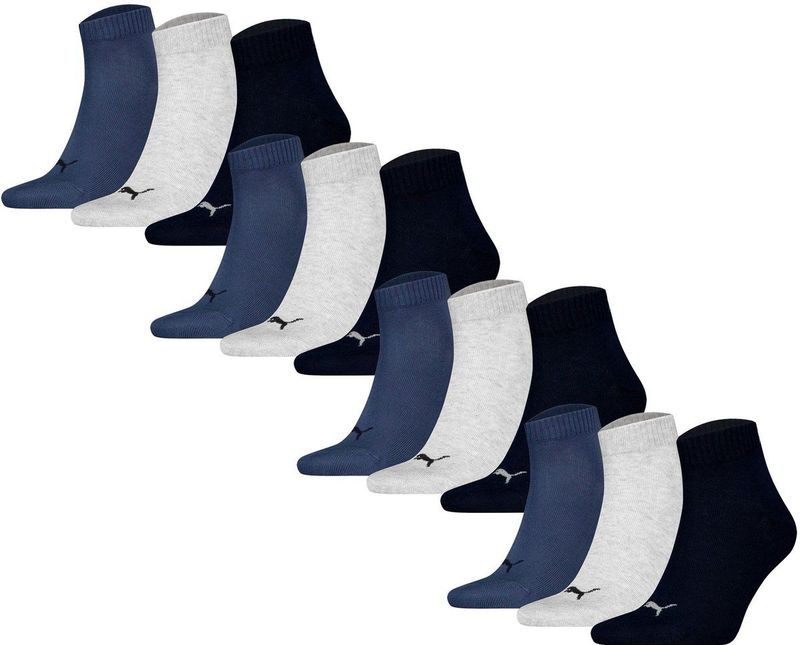 Puma - Sokken Quarter Plain - Unisex - 12-pack
