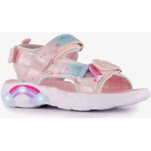 Blue Box meisjes sandalen met lichtjes roze pastel - Maat 33