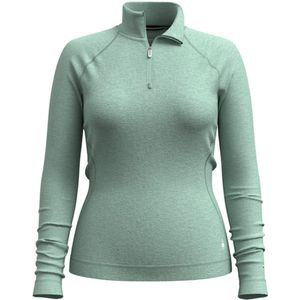 Smartwool Classic Thermal Merino Women's Baselayer 1/4 Zip Green Small