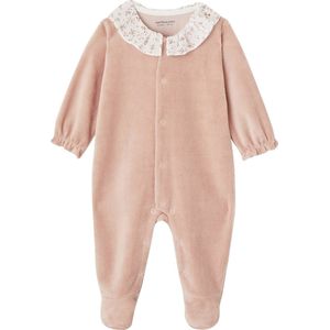 Vertbaudet Fluwelen slaappakje voor baby met kraag