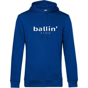 Ballin Est. 2013 - Heren Hoodies Basic Hoodie - Blauw - Maat XL