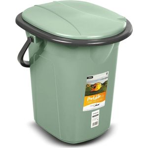 Campingtoilet 19L - Mobiele Toiletemmer voor Reizen en Kamperen - Compact en Lichtgewicht