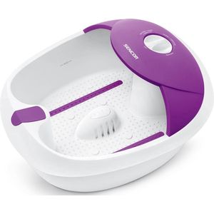 SENCOR SFM 3721VT voetenbad met voetmassage (90 watt, vibratiemassage, warmhoudfunctie met bubbels, voet Spa) paars