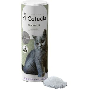 Catuals Kattenbakvulling Geurverdrijver - Neutraliseert Urinegeur van Katten - Cotton Fresh - 500g