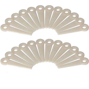 24 Piece Plastic Cutting Knives, Lawn Mower Head Replacement for PolyCut