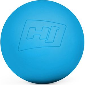 Hop-Sport Massagebal voor Hand, Voet, Rug - Fasciabal voor gerichte triggerpoint-massage van siliconen – 63 mm diameter HS-S063MB, blauw