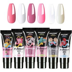 NAXSIR 6 - Kleuren Modieuze Nagellakset - Snel Bouwend, Duurzaam Glanzend, Met Vele Kleuren En Eenvoudig Aanbrengbaar, Maak Gemakkelijk Persoonlijke Charme!