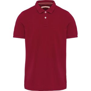 Kariban Vintage herenpolo met korte mouwen KV2206 - Vintage Dark Red - L