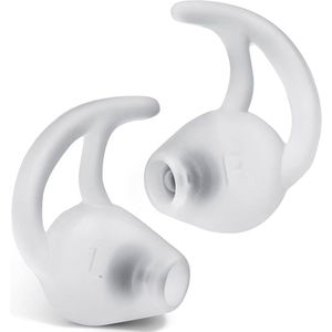 Oordopjes voor geluidsslang - Verbeterde pasvorm, gemakkelijk te reinigen, verschillende maten, M, wit