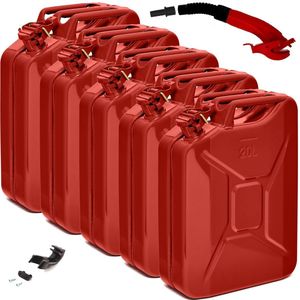BW® - Benzinejerrycan - 20 Liter - Metalen - Robuuste Kwaliteit
