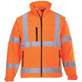Portwest - Hi-Vis Softshell Jack - Oranje - 3L