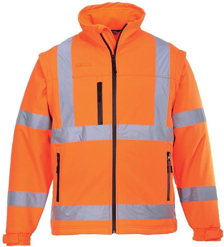 Portwest - Hi-Vis Softshell Jack - Oranje - 3L